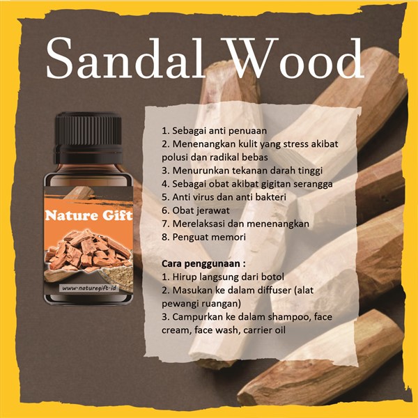 Jual Pure Sandalwood Essential Oil Minyak Cendana Murni Shopee Indonesia