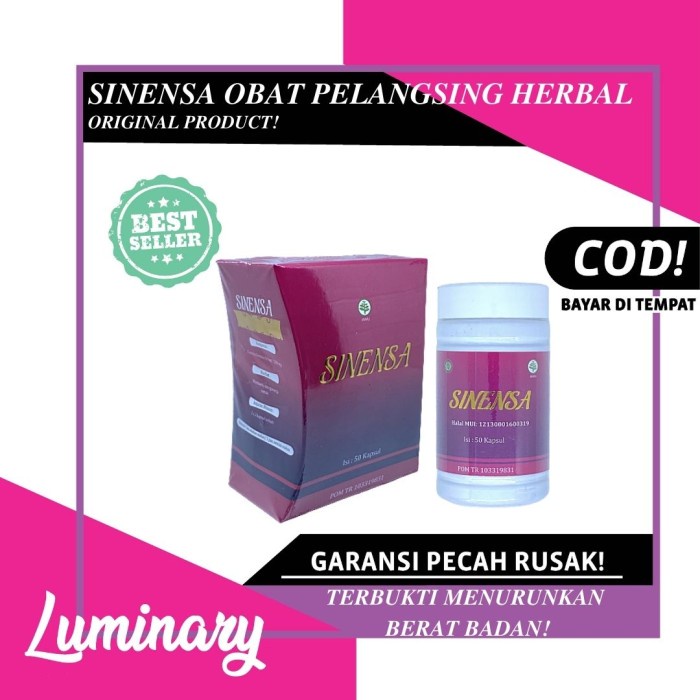 Jual Se Sinensa Kapsul Beauty Slim Herbal Original Bpom Pelangsing