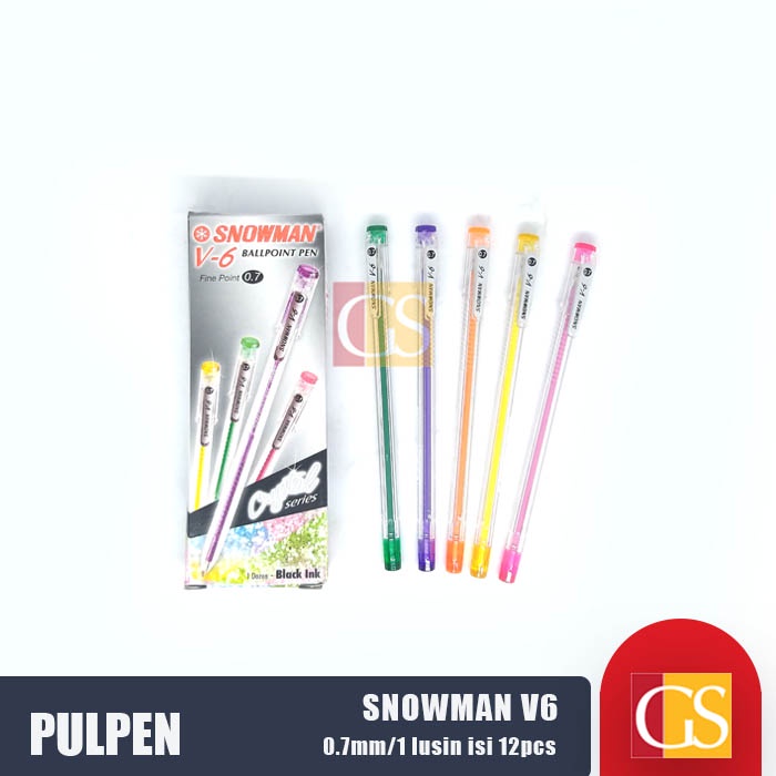 Jual Pulpen Snowman V Mm Hitam Pcs Shopee Indonesia