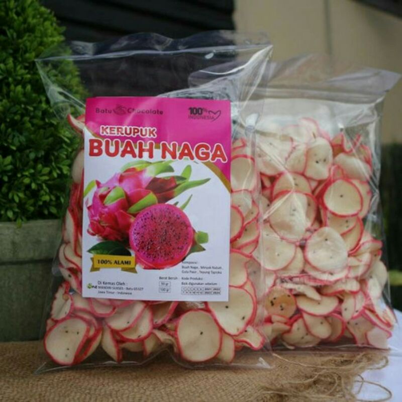 Jual Krupuk Buah Naga Asli Shopee Indonesia