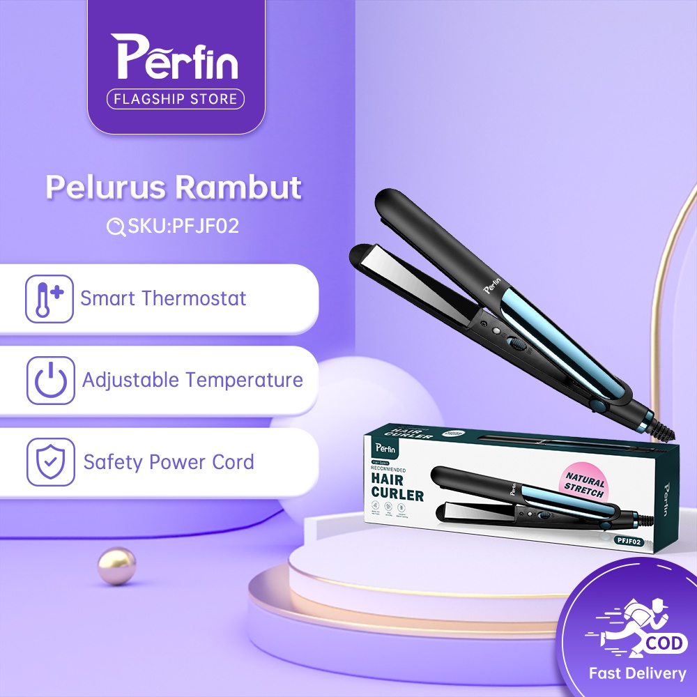 Jual Perfin PF22JF Catokan Rambut Mini Hair Straightener Catok Rambut