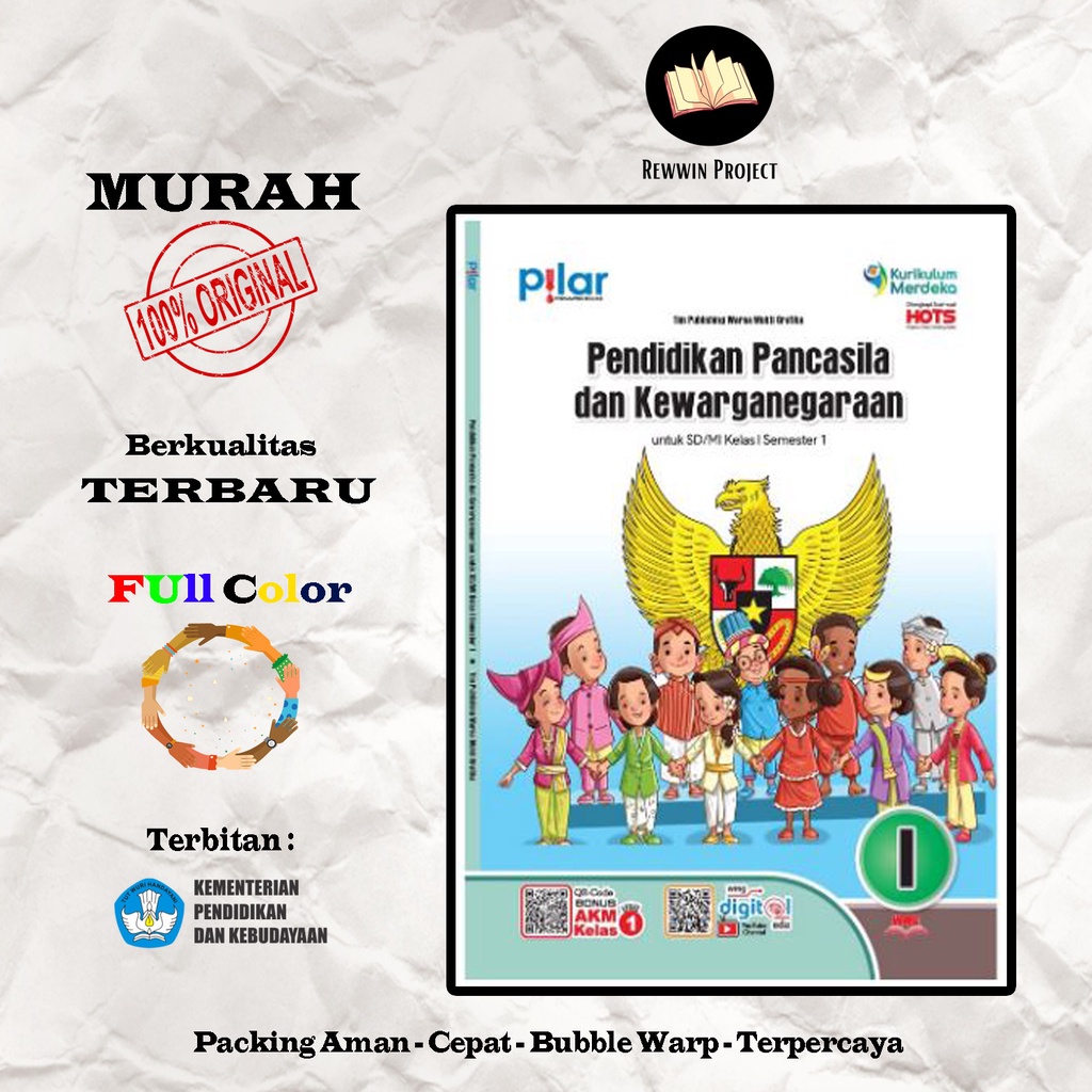 Jual Pilar LKS PPKN Kelas 1 SD Kurikulum Merdeka Shopee Indonesia