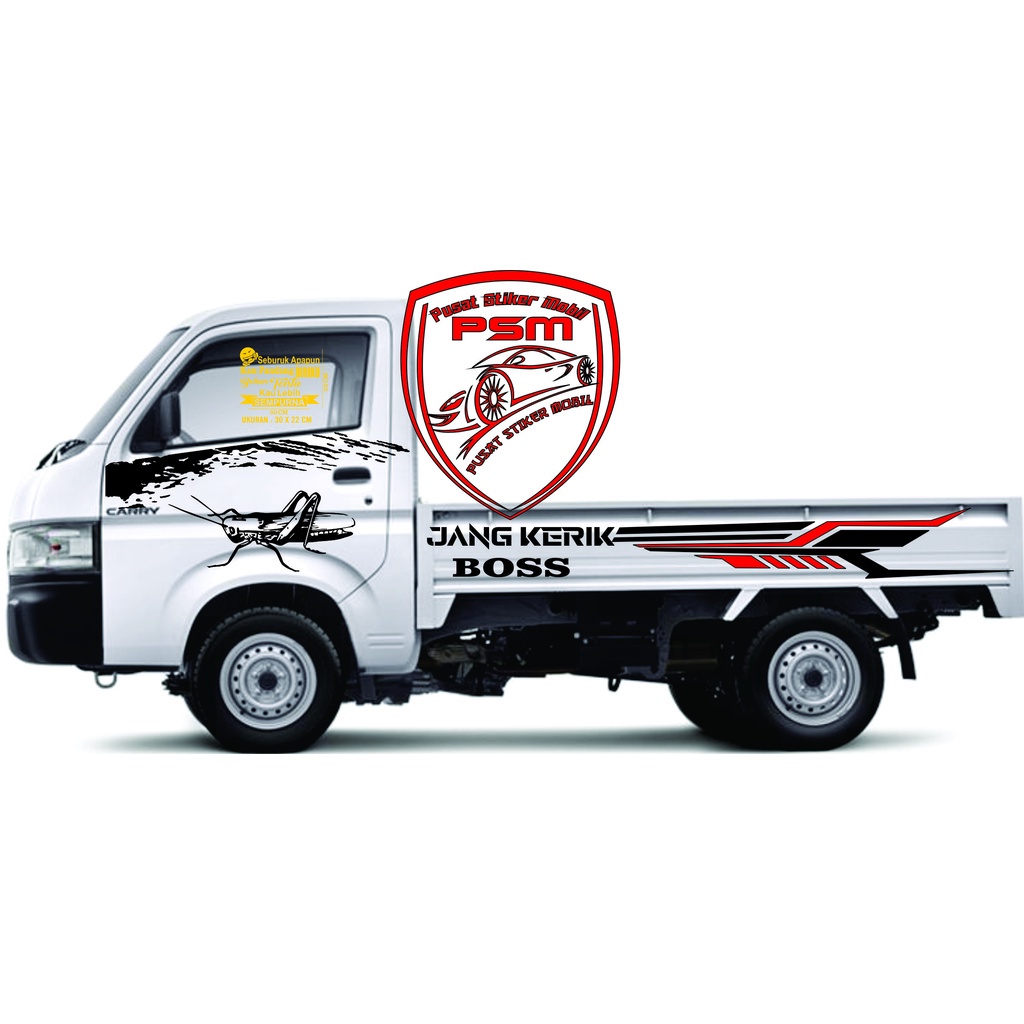 Jual Stiker Mobil Pickup Mega Carry Stiker Mobil Pick Up Apv Mega Carry