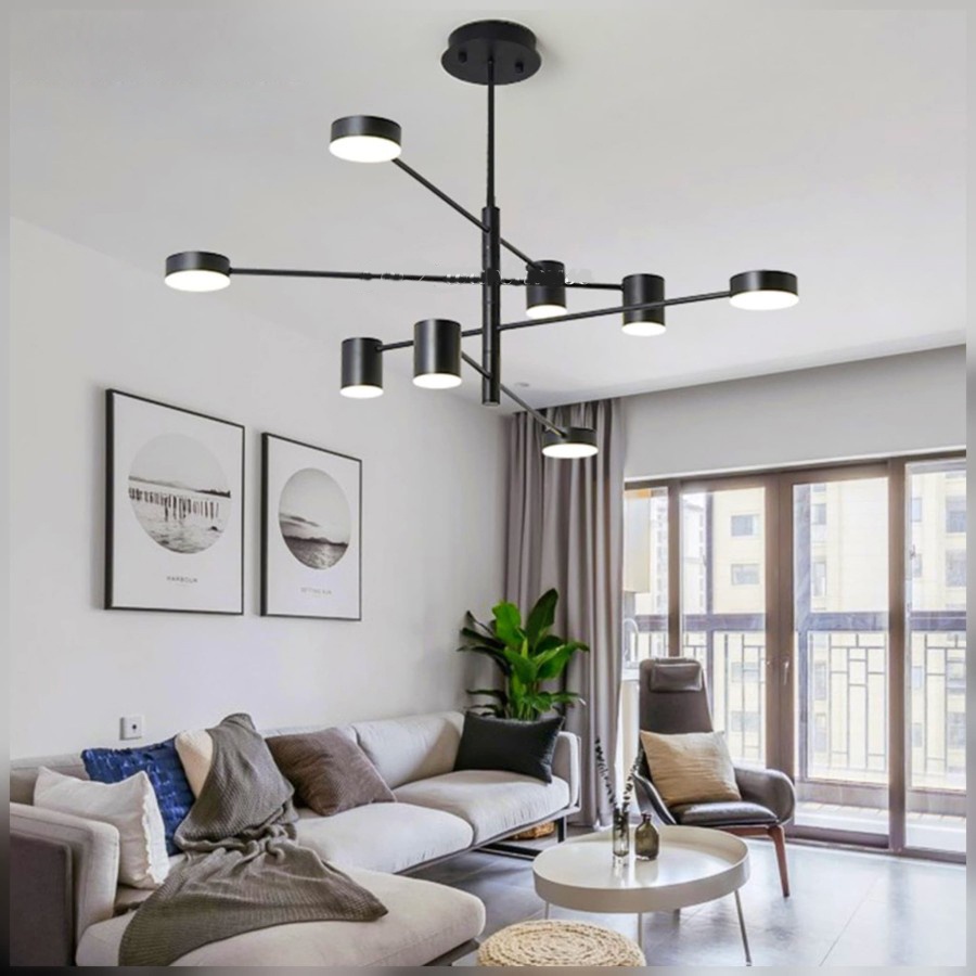 Jual Lampu Hias Gantung Ceiling Modern Blak Led Pendant Living Room