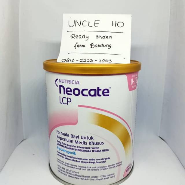 Jual NUTRICIA Neocate LCP Powder 400 Gram Shopee Indonesia