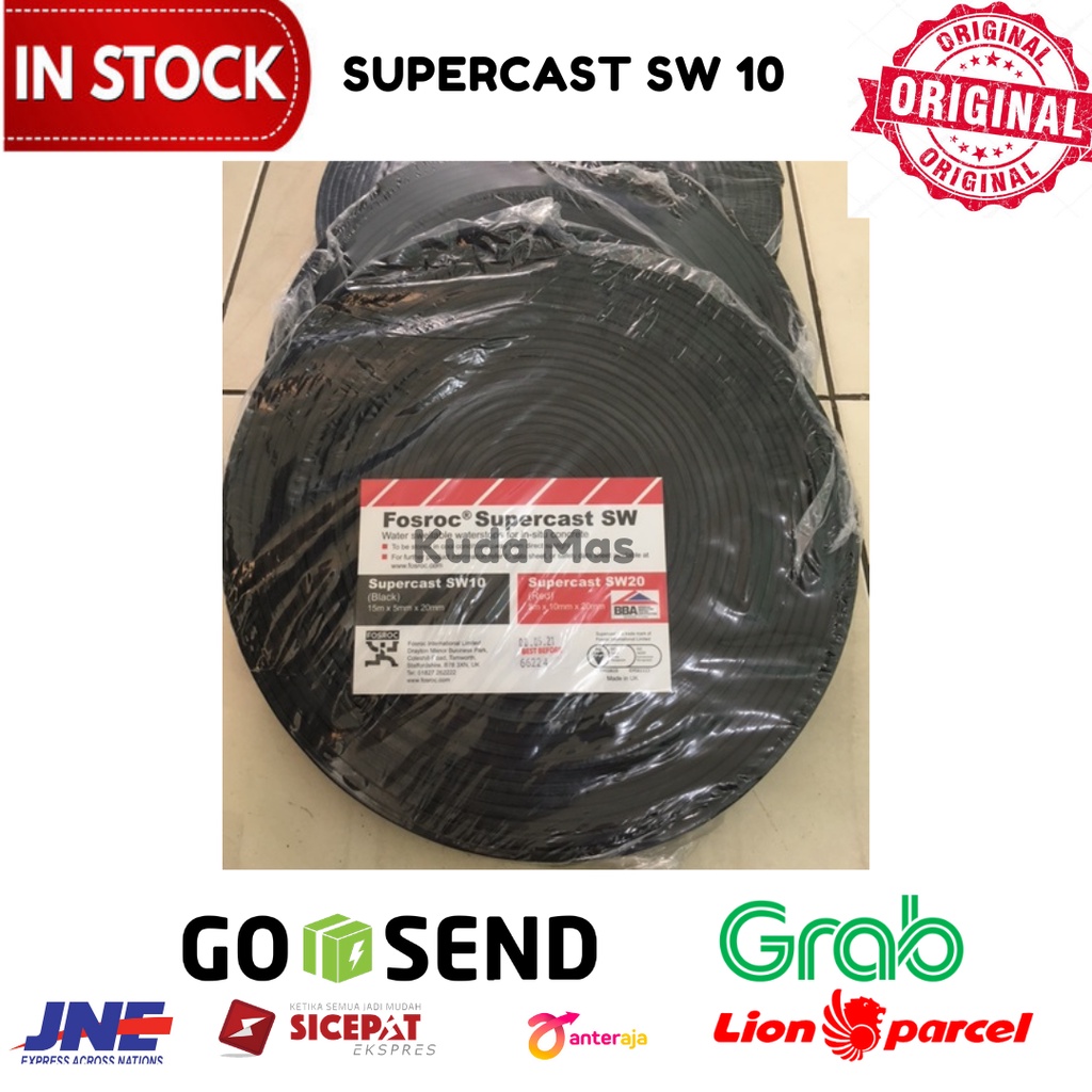 Jual Supercast Sw 10 15mx5mx20mm Fosroc Waterstop Swellable Shopee