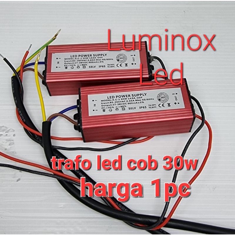 Jual Trafo Led Sorot 30 Watt 30w Driver Led Pju 30watt Ballast Led 30 W