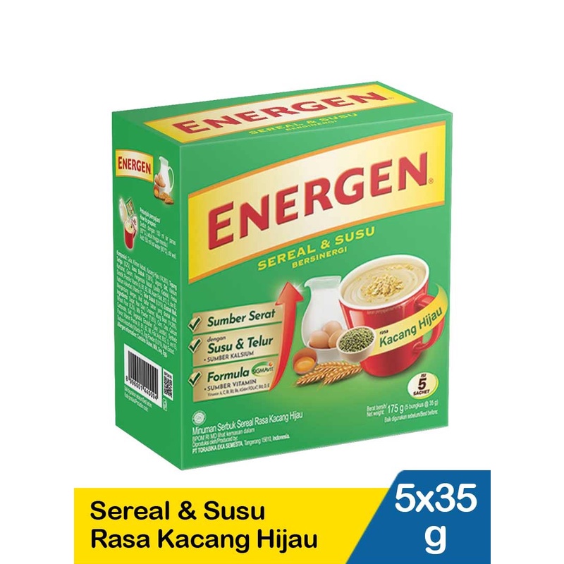 Jual Energen Sereal Kotak 32 Gr X 5 Sachet All Varian Shopee Indonesia