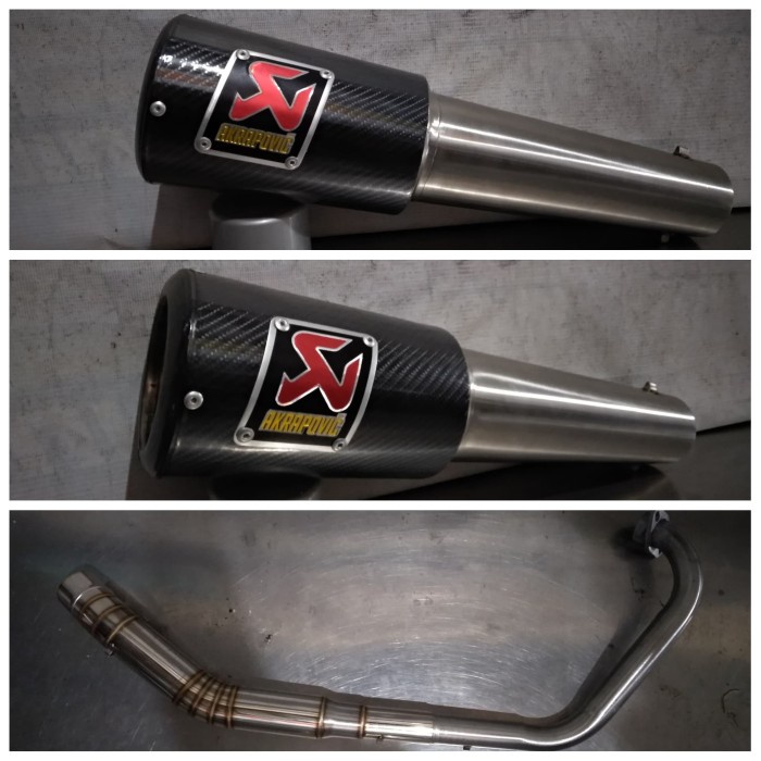 Jual KNALPOT RACING AKRAPOVIC R15 V2 V3 CBR150R CB150R VIXION BYSON