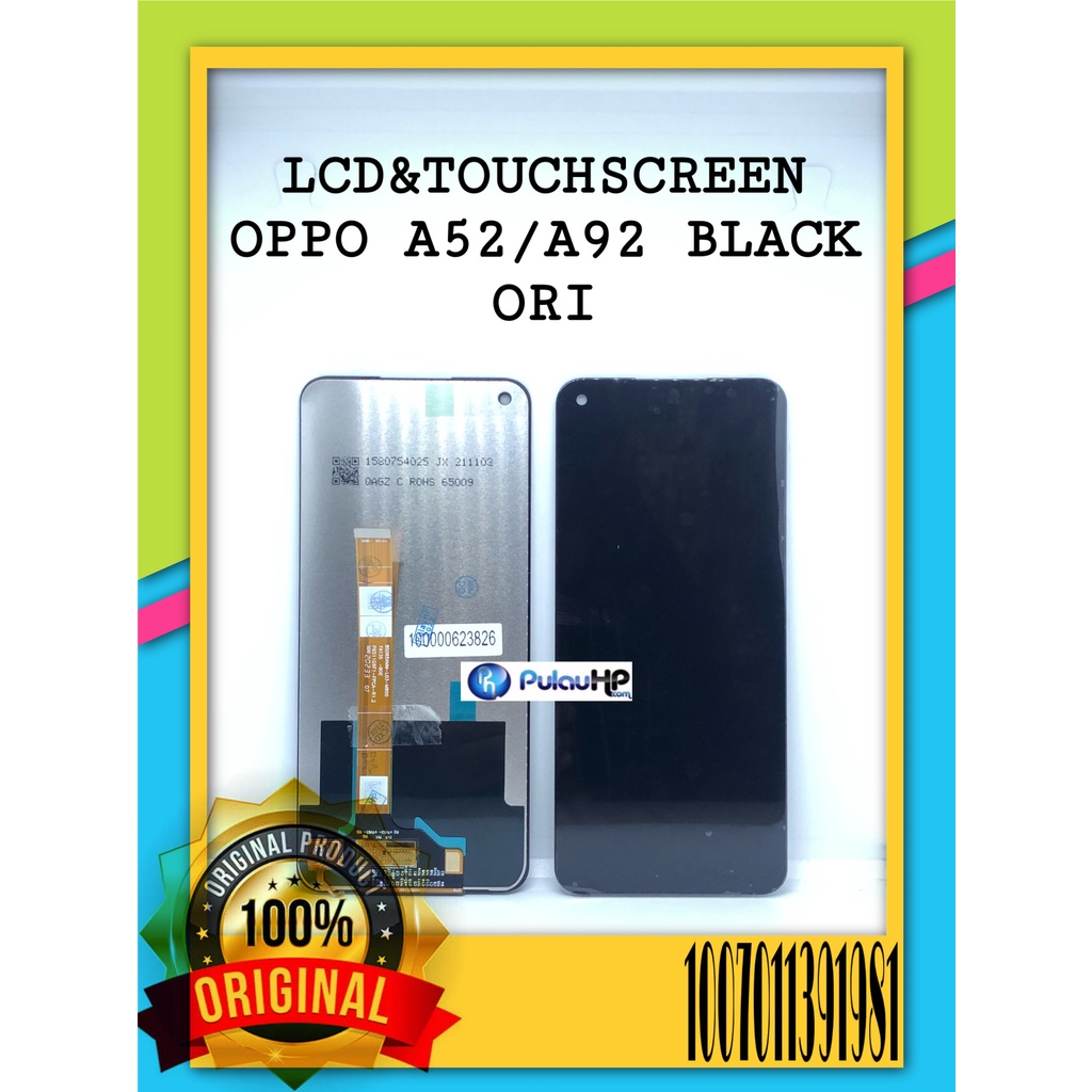 Jual LCD TOUCHSCREEN OPPO A52 A92 BLACK Shopee Indonesia