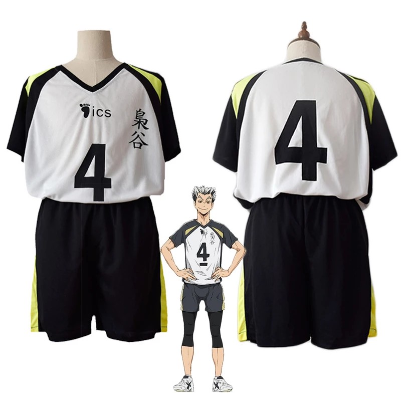 Jual Jersey Baju Kaos Costume Anime Haikyuu Fukurodani Team Vollyball