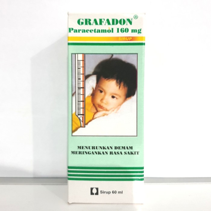 Jual GRAFADON SYRUP SIRUP SYR 60 ML PARACETAMOL 60ML BOTOL KHASIAT