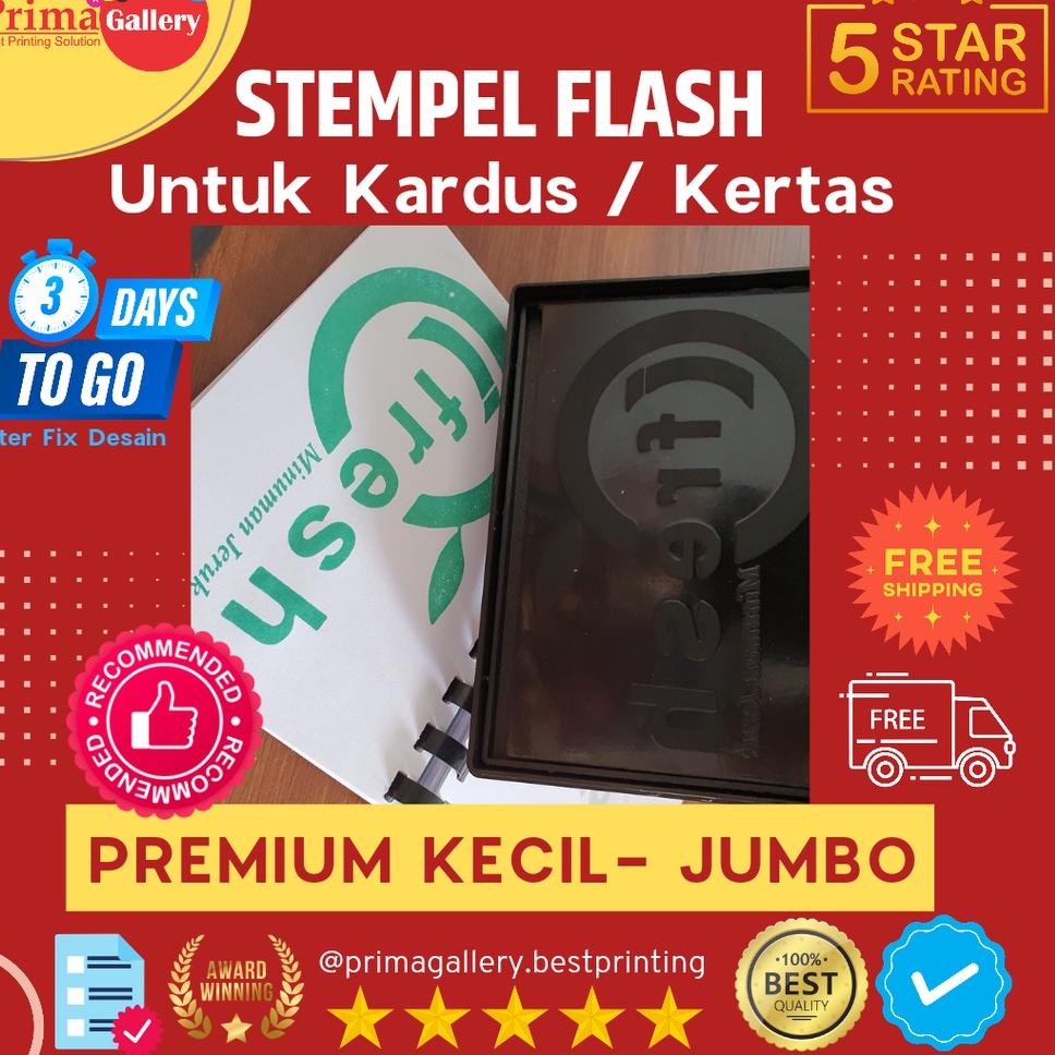 Jual Sangat Nyaman STAMPEL STEMPEL FLASH OTOMATIS KARDUS KEMASAN