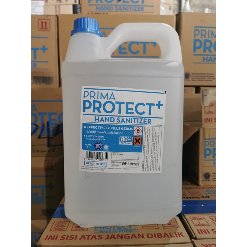 Jual Sanitizer Prima Protect 5 Liter Shopee Indonesia