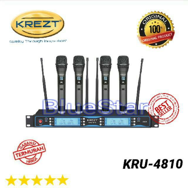 Jual Mic Wireless Krezt Kru Handheld Shopee Indonesia