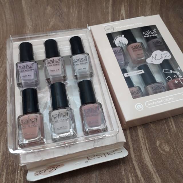 Jual KUTEK SALSA SERIES NUDE ISI 6 Shopee Indonesia