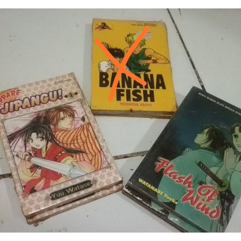 Jual KOMIK FLASH WIND BANANA FISH APPARE JIPANGU PILIH YANG ADA DI