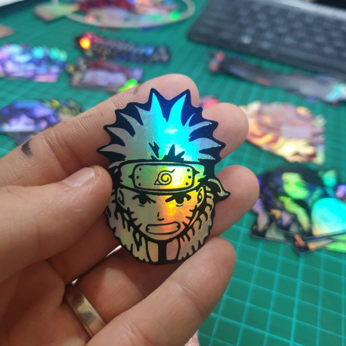 Jual Sticker Hologram Anime Psh Naruto Bw Shopee Indonesia