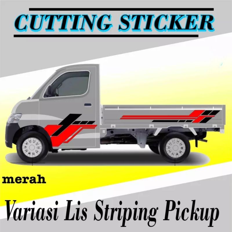 Jual Sticker Cutting Mobil Pick Up Grand Max Desain Terbaru Bisa