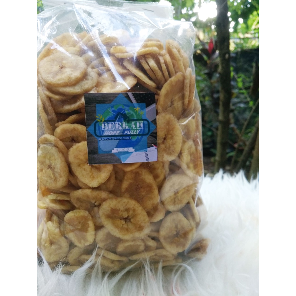 Jual Keripik Pisang Nangka Original Manis Kg Bentuk Koin Shopee