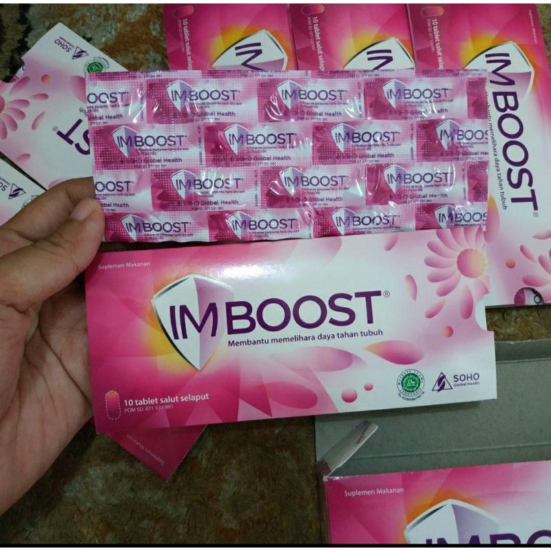 Jual Imboost Tablet Strip Isi Tablet Shopee Indonesia