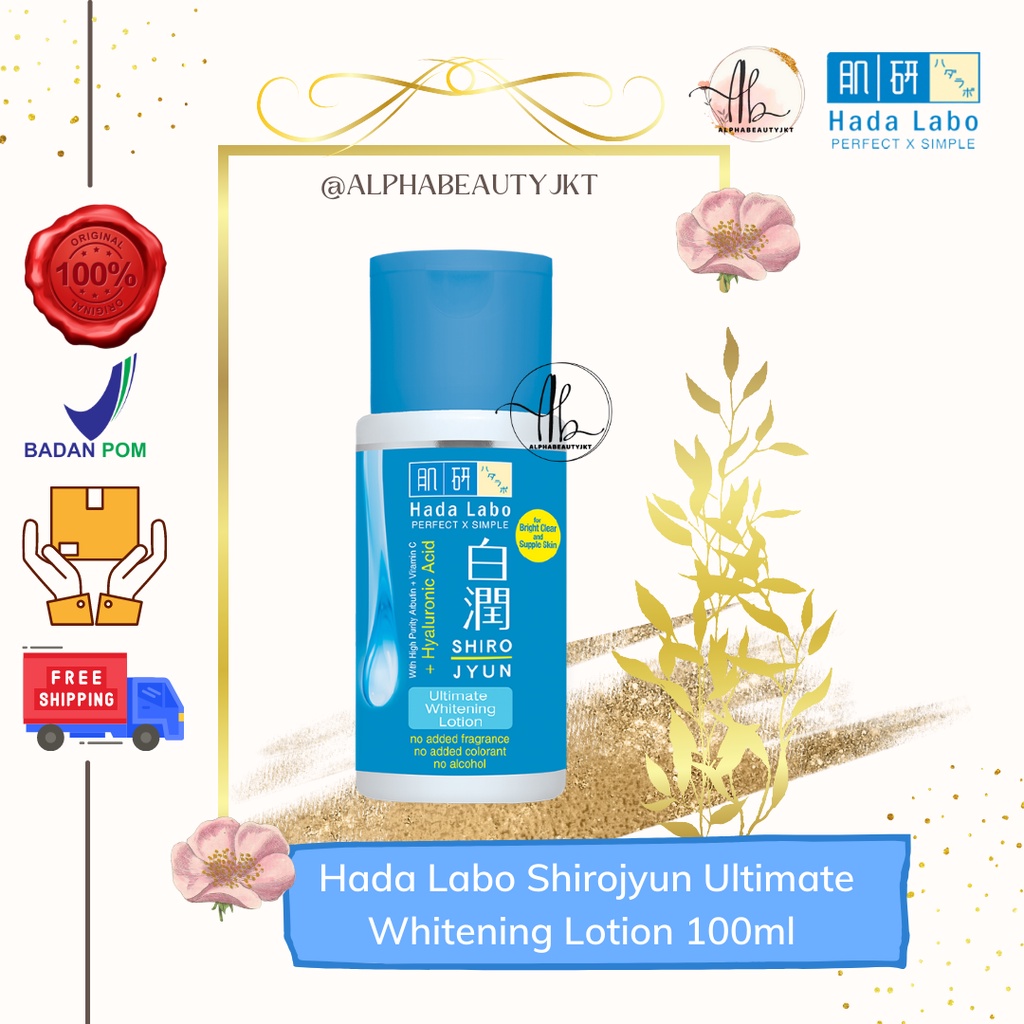 Jual Hada Labo Shirojyun Ultimate Whitening Lotion 100ml Hadalabo