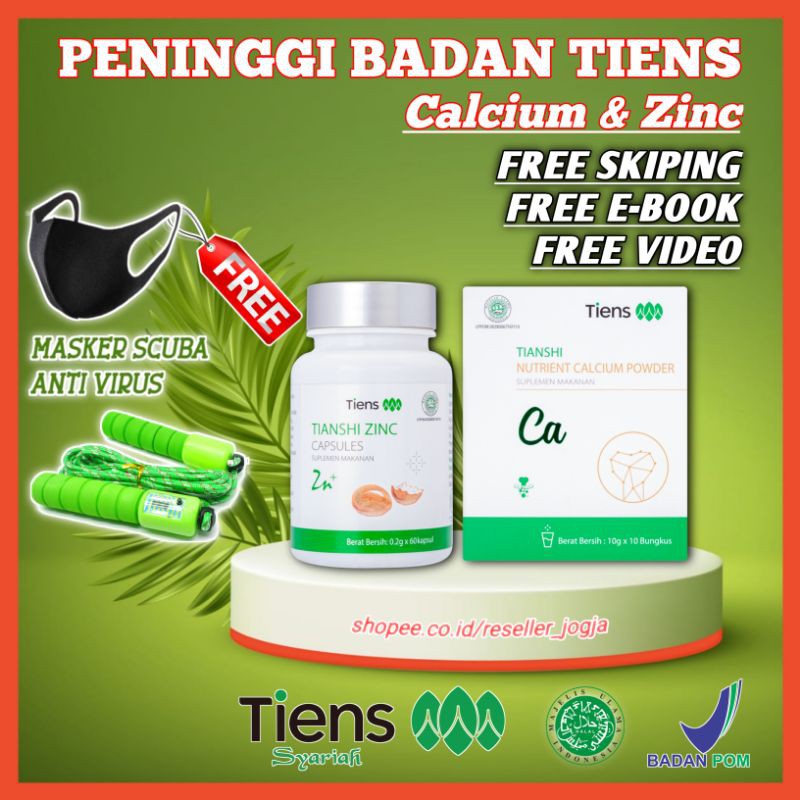 Jual Calcium Zinc Peninggi Badan Tiens Super Grow Up Original