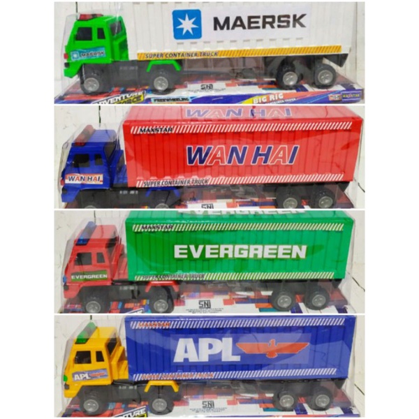 Jual Mainan Truck Kontainer Peti Kemas Truck Container Murah Shopee