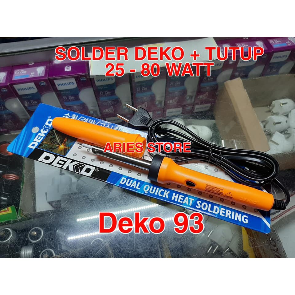 Jual Solder Deko 93 Original Solder Plus Tutup Shopee Indonesia