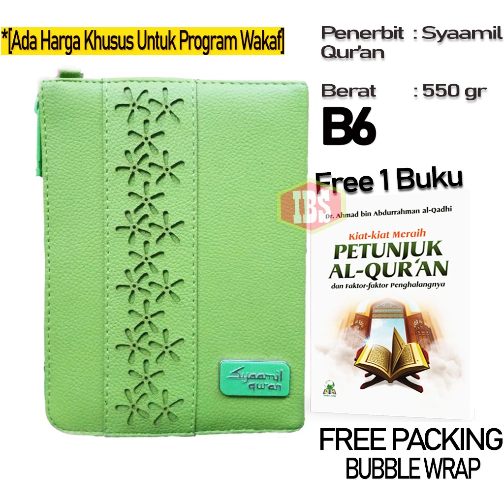 Jual Mushaf YASMINA B6 LASER Al Quran Terjemah For Woman Syaamil