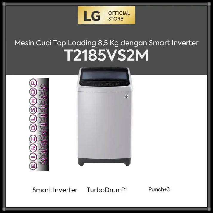 Jual Mesin Cuci Lg T Vs M Top Loading Kg Smart Inverter Turbo