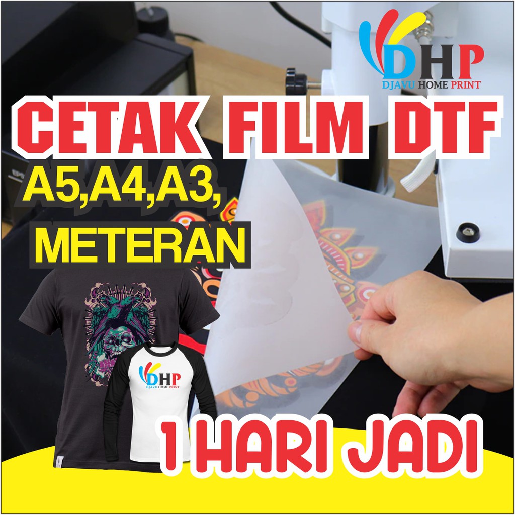 Jual Cetak Sablon Dtf Siap Press Meteran Shopee Indonesia