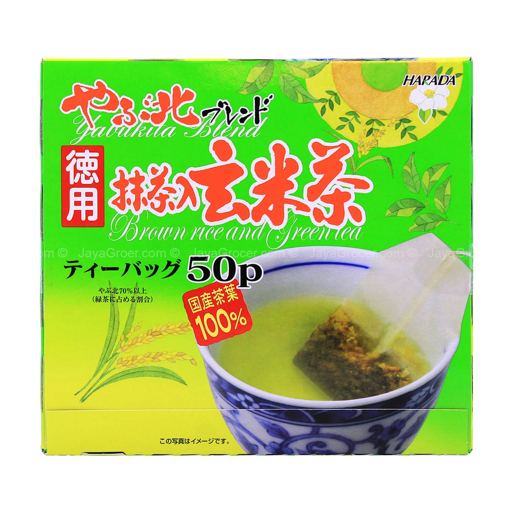 Jual HARADA Yabukita Blend Brown Rice And Green Tea 100 Gram Shopee