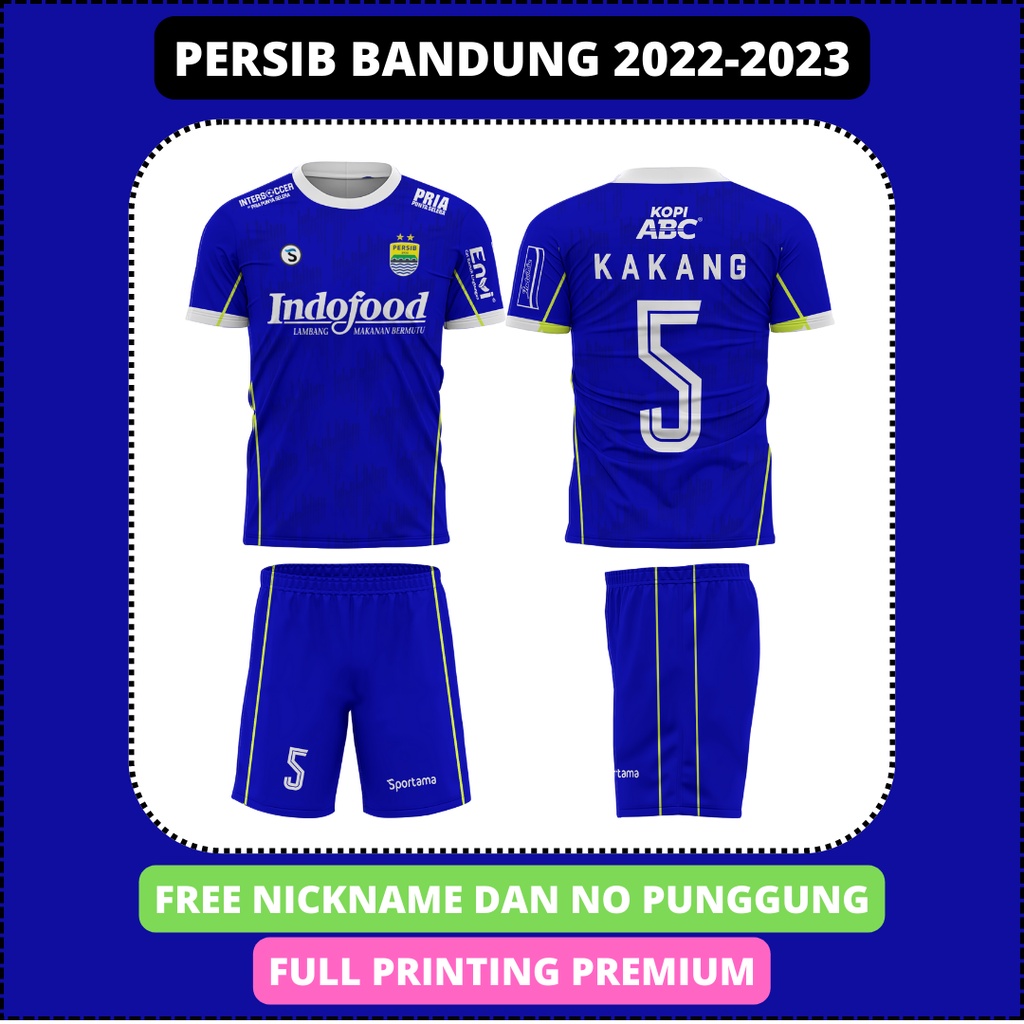 Jual Jersey Persib Free Nama Dan No No Punggung Full Printing