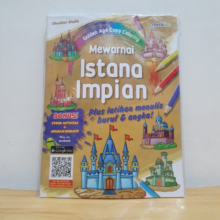 Jual Buku Golden Age Copy Coloring Mewarnai Istana Impian Original