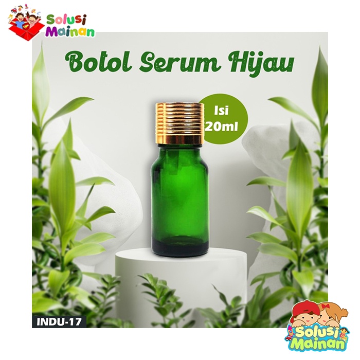 Jual Botol Kaca Pipet Tebal Botol Serum Hijau Ml Shopee Indonesia