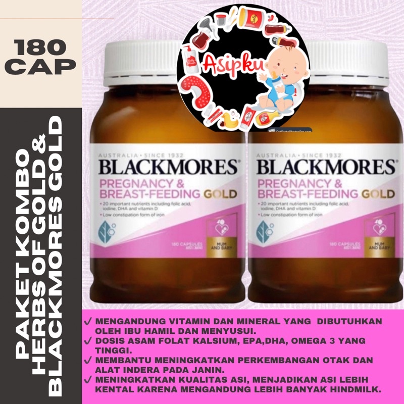 Jual Blackmores Pregnancy And Breastfeeding Gold Caps Ausie