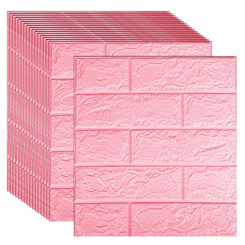 Jual WALLPAPER FOAM 3D WARNA PINK UKURAN 77 CM X 70 CM Shopee Indonesia