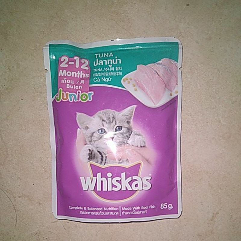 Jual Whiskas Pouch Adult Gr Whiskas Pouch Junior Gr Makanan