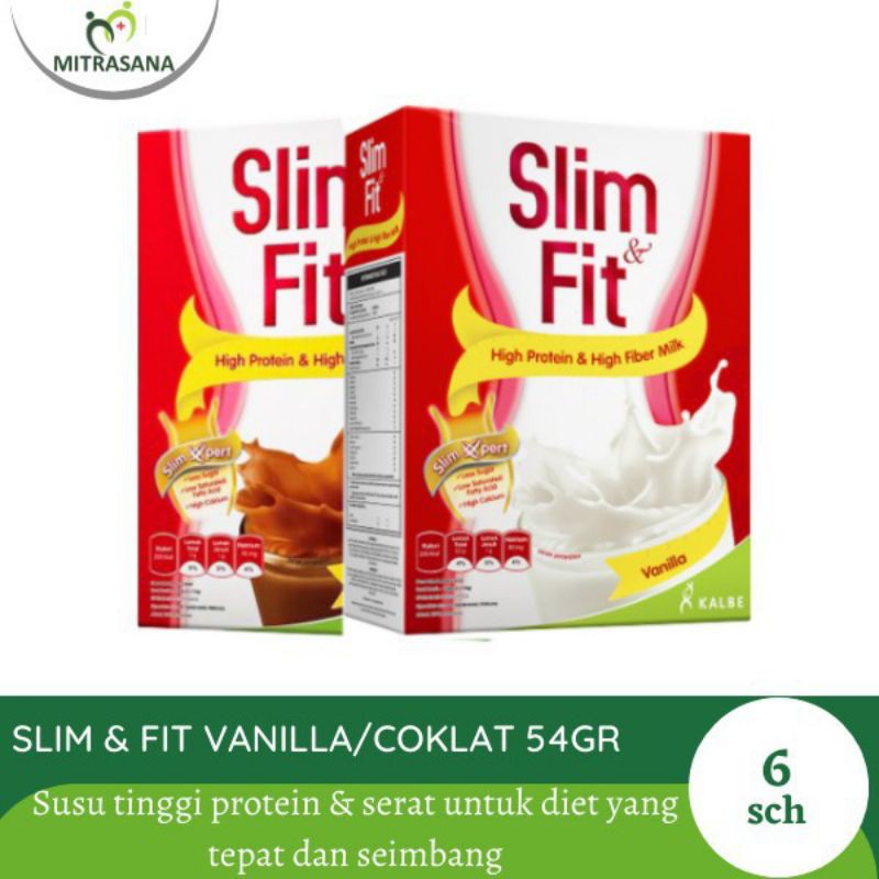 Jual Slim Fit Meal Rasa Cokelat Dan Vanilla 6x45g Shopee Indonesia