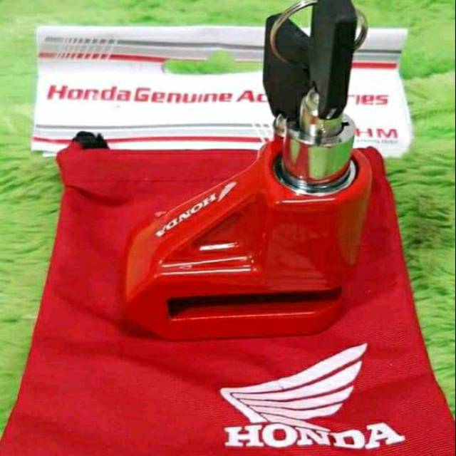 Jual Kunci Gembok Cakram Motor Honda Disk Lock Motor Original Honda