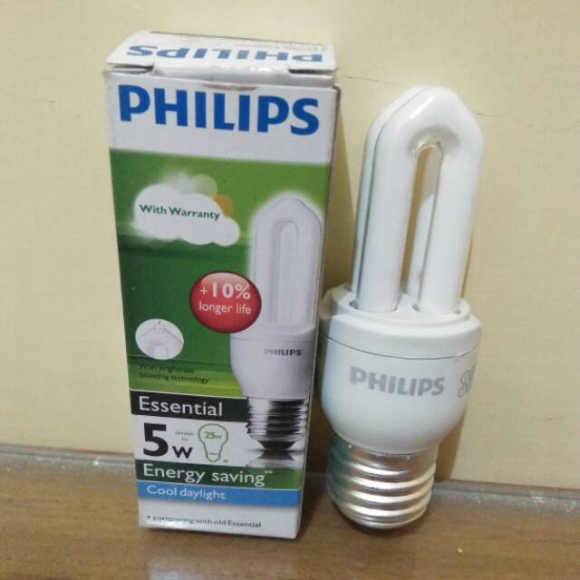 Jual Lampu Philips Essential Jari Pijar Watt Shopee Indonesia