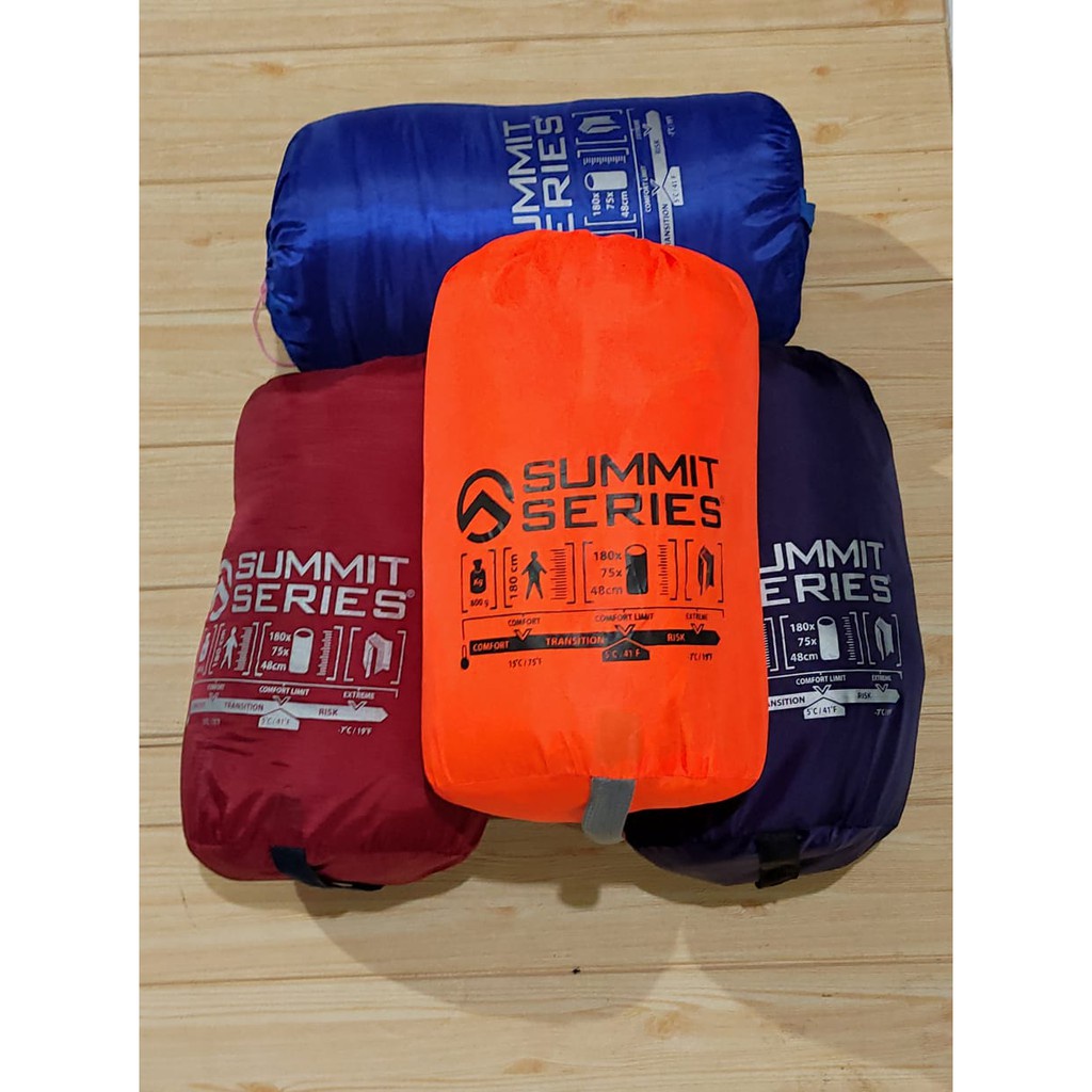 Jual Sleeping Bag Kantung Tidur Selimut Polar Bulu Tebal Sumit Series