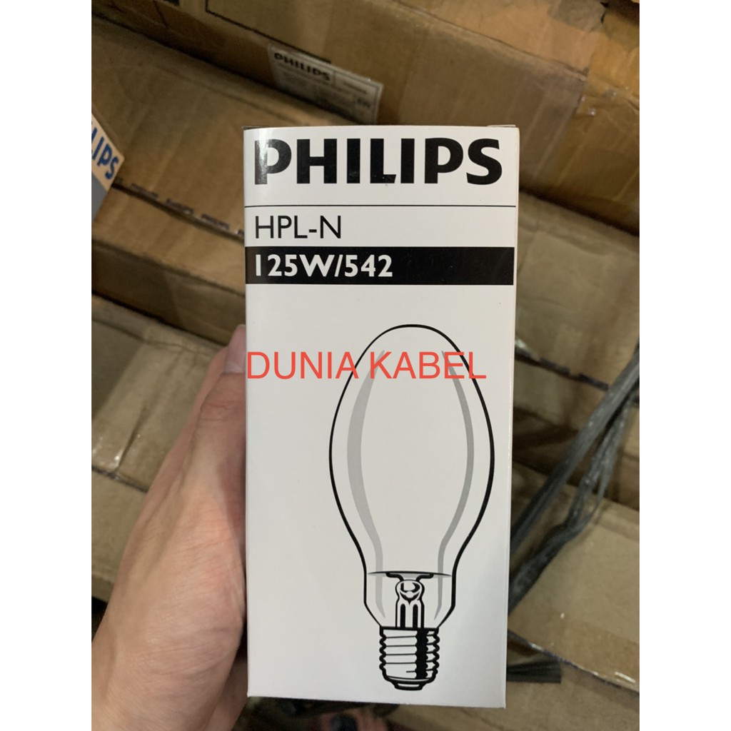 Jual Lampu HPLN 125W 542 PHILIPS HPL N 125Watt 125 Watt E40 ORI