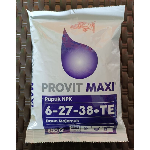 Jual PUPUK DAUN MAJEMUK NPK PROVIT MAXI 500GRAM Shopee Indonesia