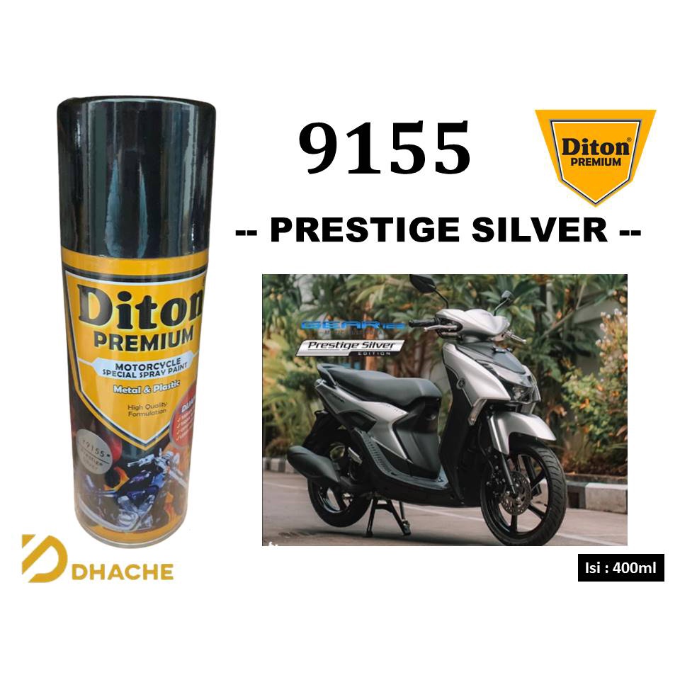 Jual Cat Pilox Diton Premium Yamaha Prestige Silver 9155 400ml Warna