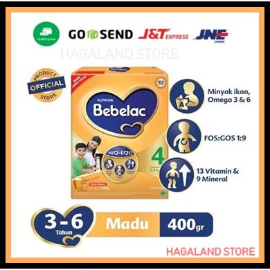 Jual BEBELAC 4 MADU 400 Gr Kemasan BOX Bisa Go Send Shopee Indonesia