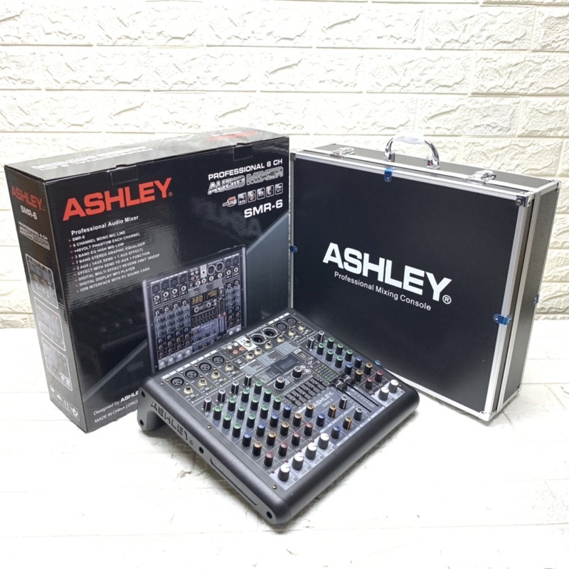 Jual Mixer Ashley Smr Original Channel Bluetooth Usb Shopee