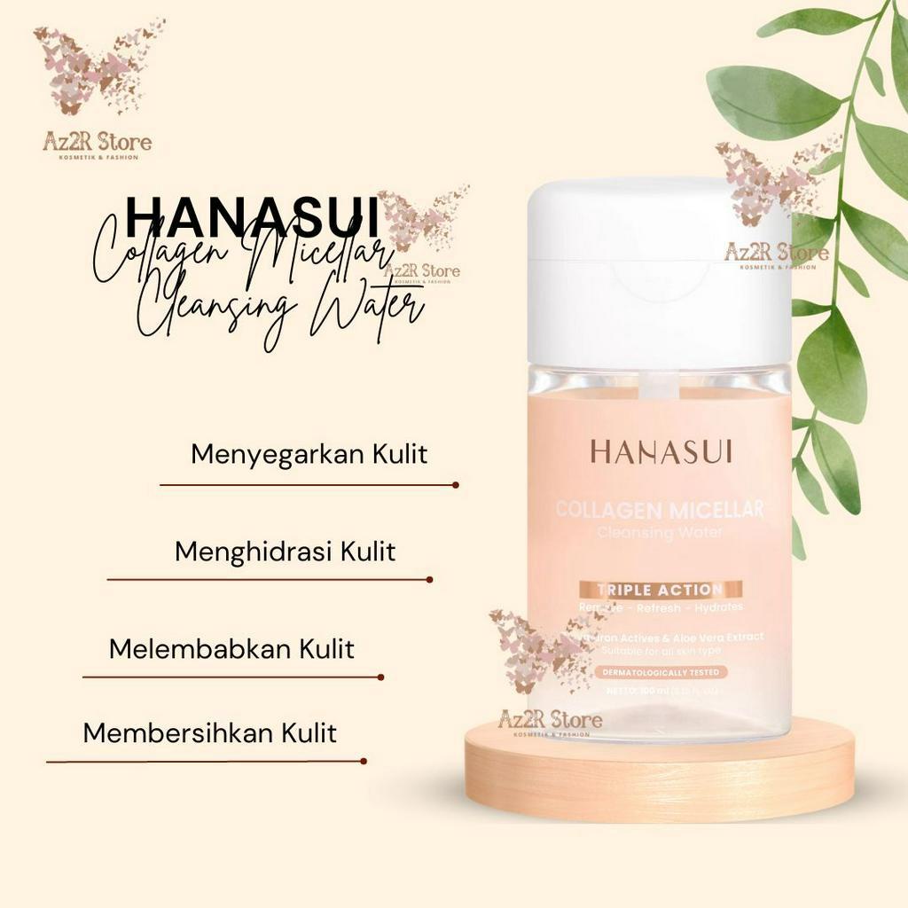 Jual Hanasui Collagen Micellar Cleansing Water Az R Shopee Indonesia