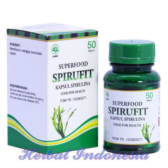 Jual Kapsul Spirulina Superfood Spirulina Spirufit Original Asli Dan